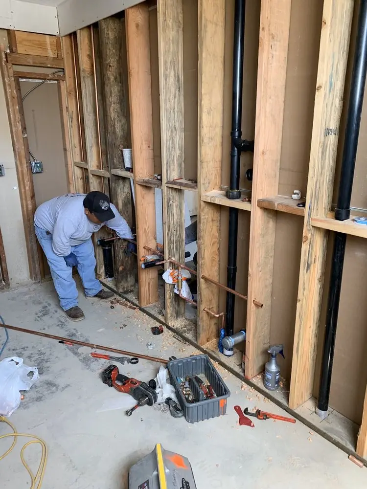 Commercial rough-in plumbing for Commercial Plumbing in North Guilford